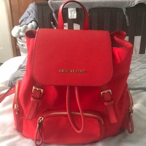 Michael Kors Sangria Large Cargo Backpack